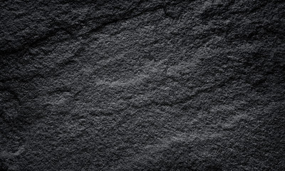 Dark gray granite or black slate stone surface for natural background