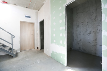 Obraz premium interior of the apartment without decoration