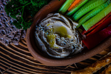 Traditional dish hummus