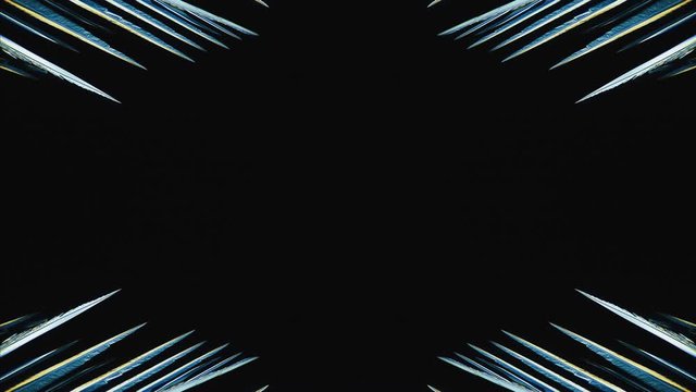 Video Art Vj Crystal Growth Under Microscope Timelapse