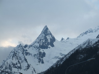 Mountain peak. Caucasus Mountains. Dombay, peak Ine.