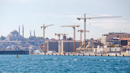 Construction of new hotels and business buildings