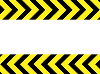 Warning zone pattern in front of white background. Black and yellow police stripe Vector illustration design eps 10
