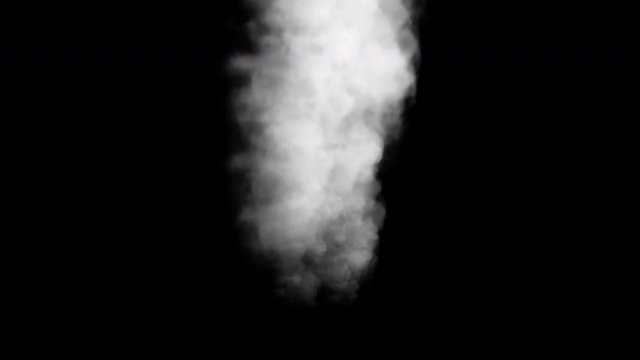 Stock 4k: Fog or smoke, vapor isolated transparent special effect, smoky abstract in black and white. Royalty high-quality free stock footage of white smoke, vapor, fog overlay fly on black background
