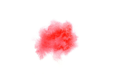 Abstract red watercolor on white background,Abstract Color 