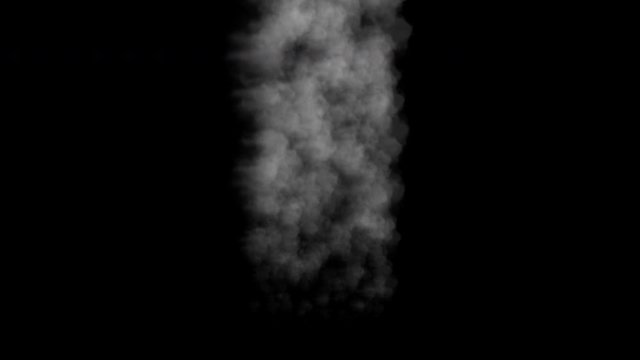 Stock 4k: Fog or smoke, vapor isolated transparent special effect, smoky abstract in black and white. Royalty high-quality free stock footage of white smoke, vapor, fog overlay fly on black background