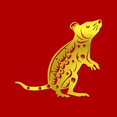 The Year of Mouse Happy Chinese New Year