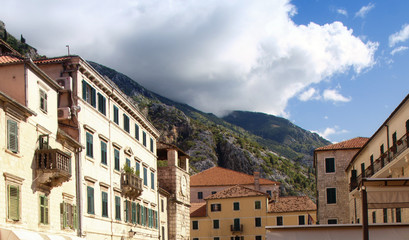 Obraz premium Cityscape in Kotor. Montenegro 