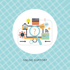 Obraz premium ONLINE SUPPORT