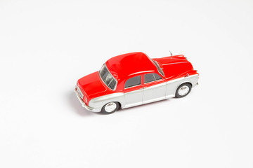 toy car on a white background