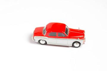 toy car on a white background