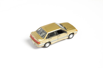 toy car on a white background