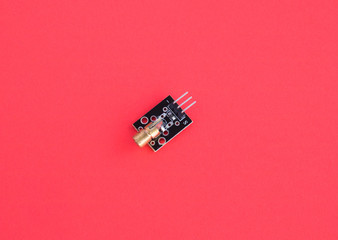 Red laser transmitter, dot diode copper head module for arduino