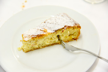Pie Piece in the Plate