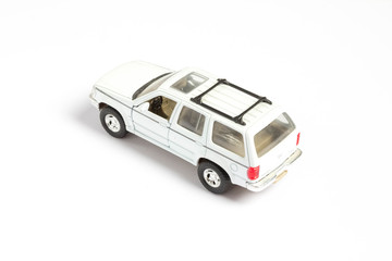 toy car on a white background