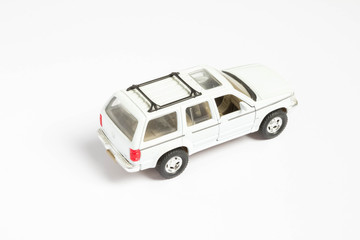 toy car on a white background