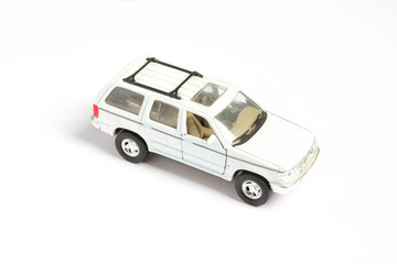 toy car on a white background