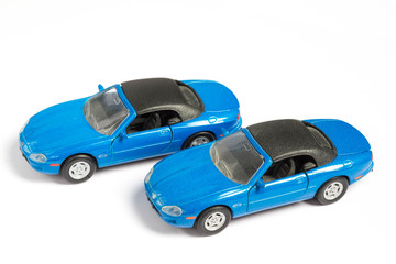 toy car on a white background