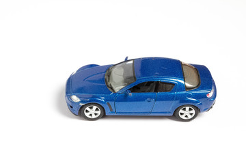 toy car on a white background