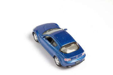 toy car on a white background