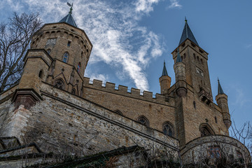Fototapeta premium Towers of Hohenzollern Castle in Germany