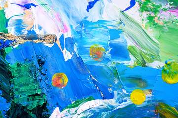 Abstract art background. Hand-painted background. SELF MADE.