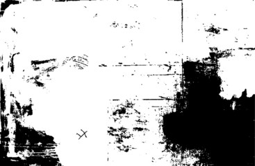 Dark grunge urban texture vector. Distressed overlay texture. Grunge background. Abstract obvious dark worn textured effect. Vector Illustration. Black isolated on white. EPS10.