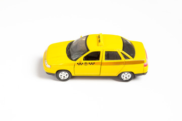 toy car on a white background