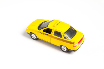toy car on a white background