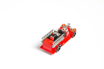 toy car on a white background