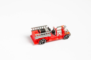 toy car on a white background