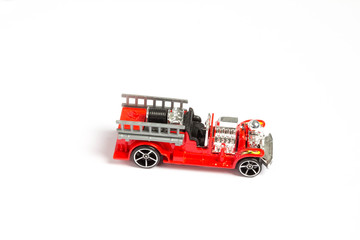 toy car on a white background