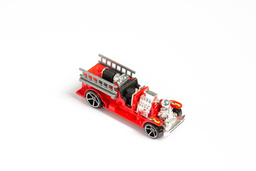 toy car on a white background