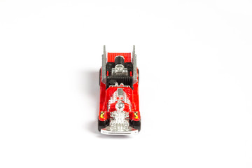 toy car on a white background
