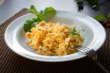 Pratos de comida vegana