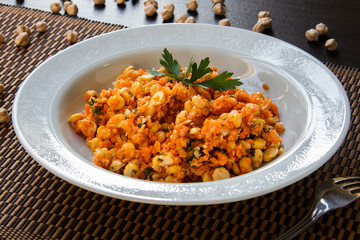 Pratos de comida vegana