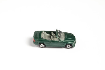 toy car on a white background