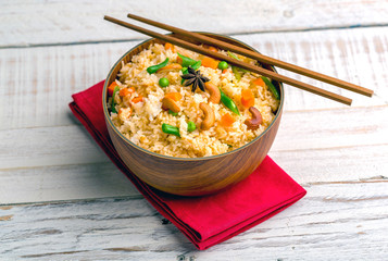 Vegetable fried rice