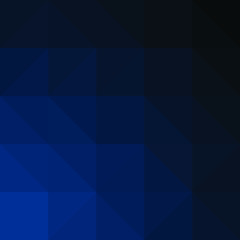 Obraz premium Classic Blue Abstract trianglify Generative Art background illustration