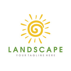  Sunrise Logo and Sunset Logo, Sun Logo Vector