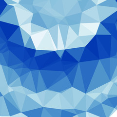 Obraz premium Classic Blue Abstract trianglify Generative Art background illustration