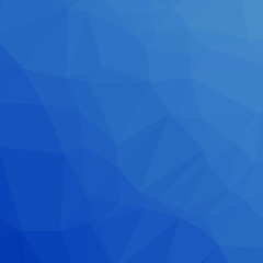 Fototapeta premium Classic Blue Abstract trianglify Generative Art background illustration