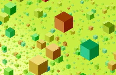cubes in the sky 