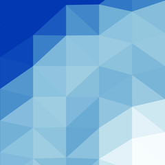 Obraz premium Classic Blue Abstract trianglify Generative Art background illustration