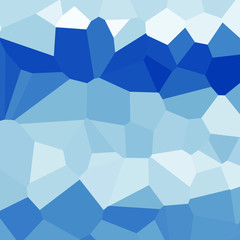Classic Blue Abstract trianglify Generative Art background illustration
