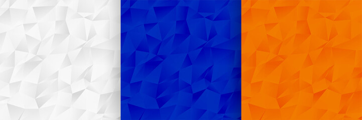 abstract low poly pattern texture set design
