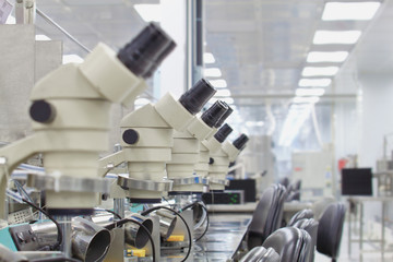 Optical microscope in production line