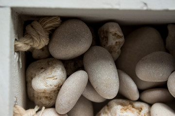 Fototapeta na wymiar sea stones