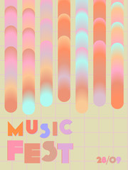 Music festival cover background.