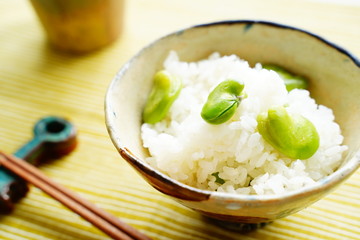 そら豆ご飯